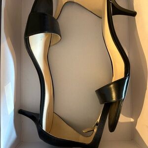 Nine West Black Strappy Heels